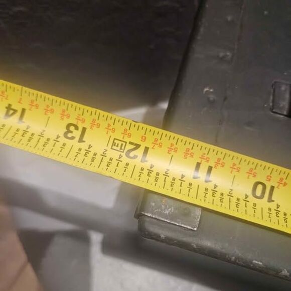 Green Ammo Metal Box 7"x12"6" 5.56 MM Box - Picture 4 of 8